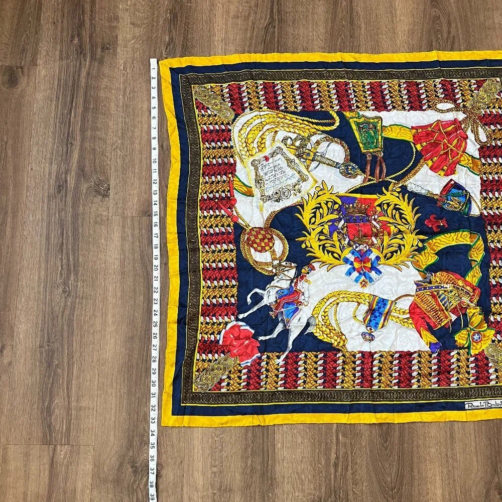 Renato Balestra Multicolor Italian British Scarf